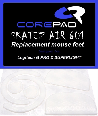 Hyperglide Hyperglides Hyper glide glides Corepad Skatez AIR Logitech G PRO X SUPERLIGHT Wireless